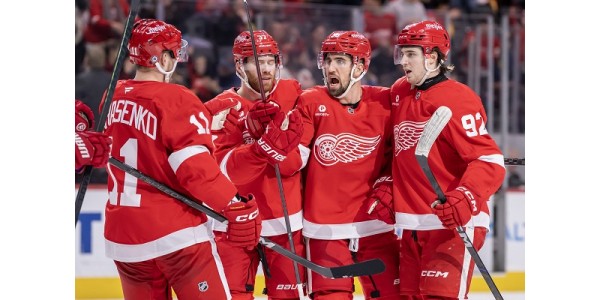 Les Sharks de San Jose ont mis fin à la séquence de sept victoires consécutives des Red Wings de Détroit